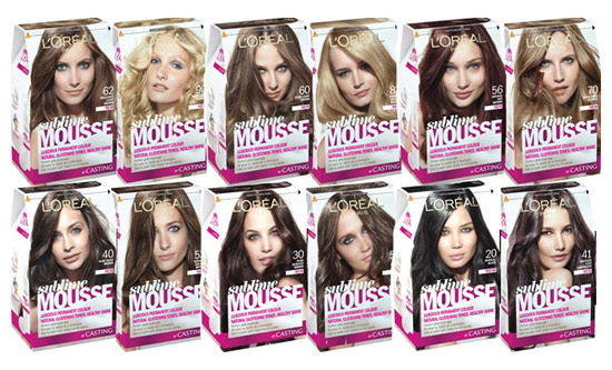 Краска Sublime Mousse (Сублим Мусс) от Loreal